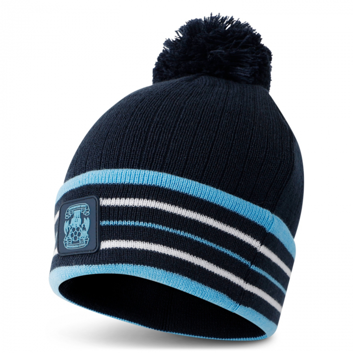 Coventry City Adults Classic Bobble Beanie