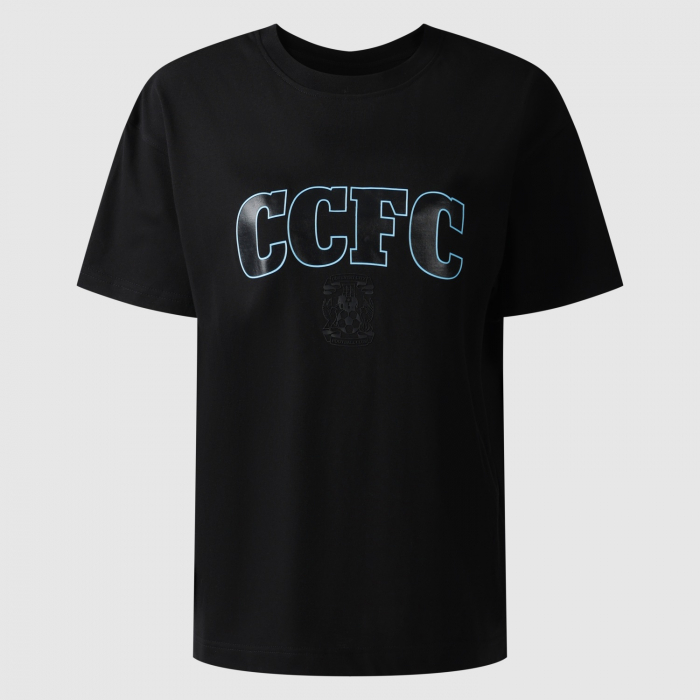 Coventry City Blackout Sport Womens T-Shirt