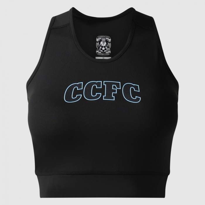 Coventry City Blackout Sport Womens Crop Top