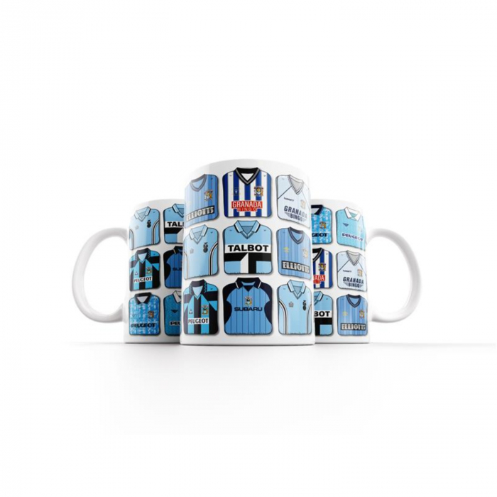 Coventry City Retro Home Kits Mug