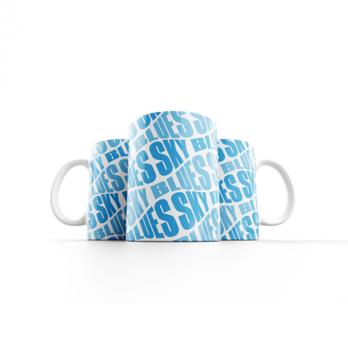 Coventry City Wavy Sky Blues Mug