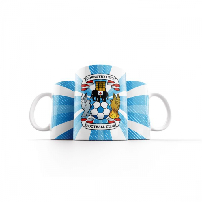 Coventry City Crest Spiral Mug